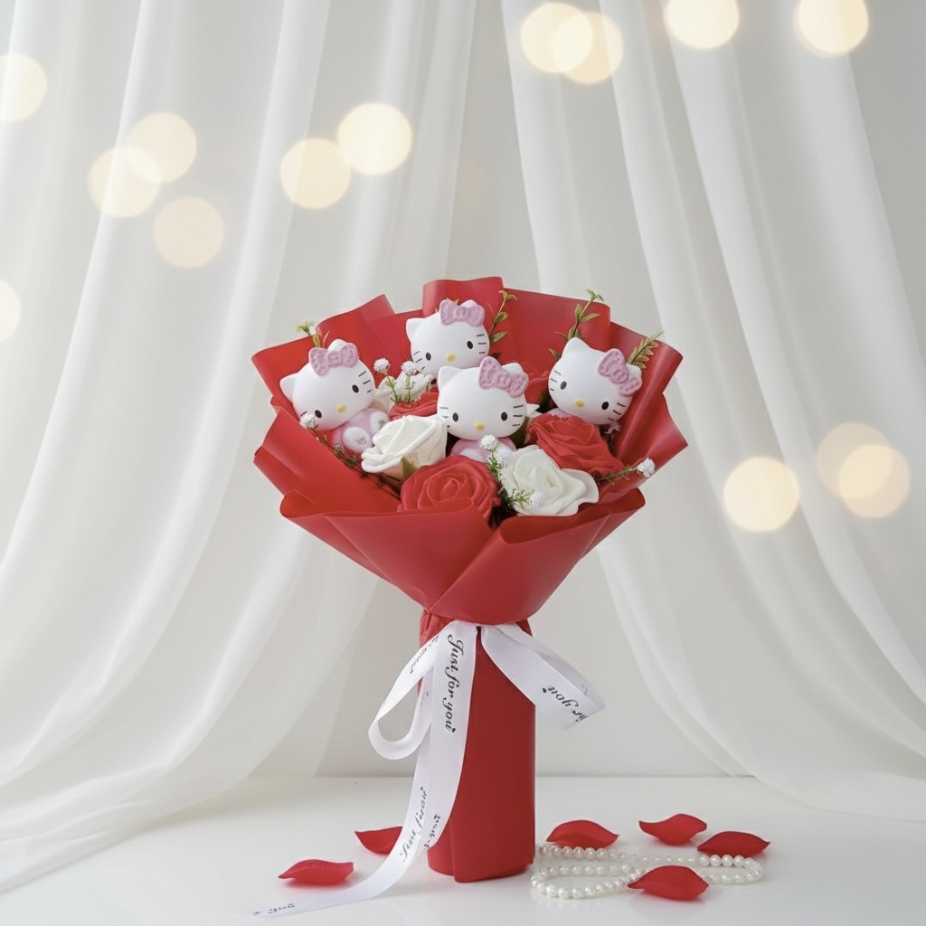 BUKIET HELLO KITTY - BukietyRadosci